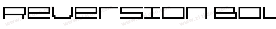 Reversion Bold字体转换